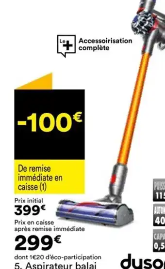 BUT Apirateur Balai offre