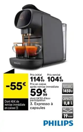 BUT Expresso à capsules offre