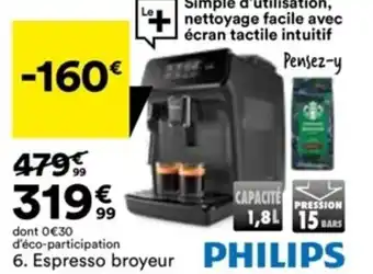 BUT Espresso broyeur PHILIPS offre