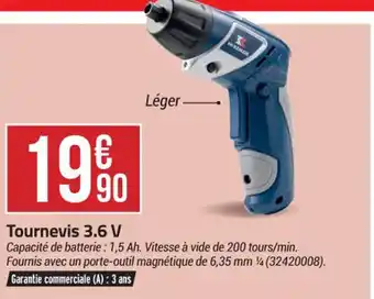 Bricorama Tournevis 3.6 V offre