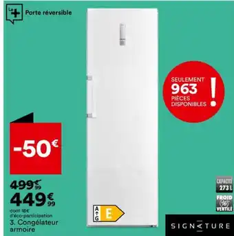 BUT Congélateur armoire offre