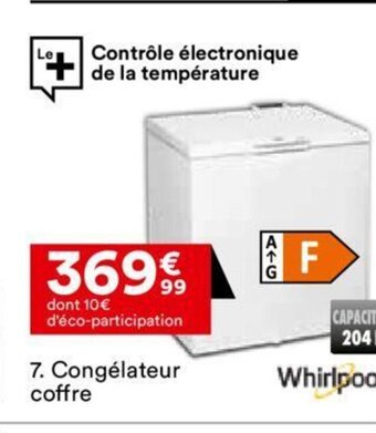 BUT Congélateur coffre offre
