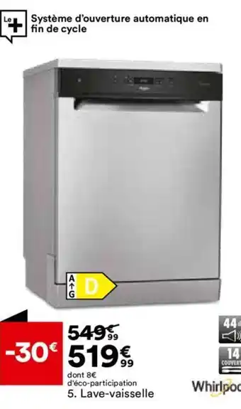 BUT Lave-vaisselle offre