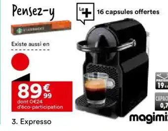 BUT EXPRESSO NESPRESSO INISSIA. offre