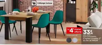 BUT Chaise Lynette 20¹ offre