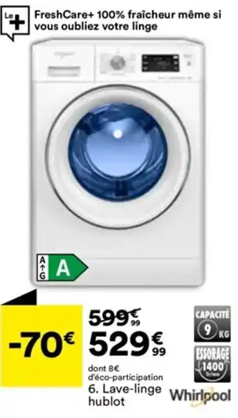 BUT Lave-linge hublot offre