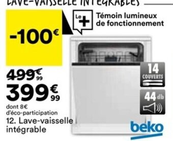 BUT Lave-vaisselle intégrable offre