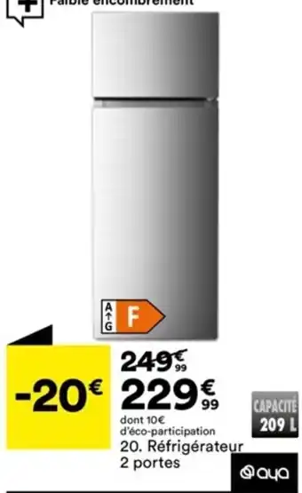 BUT Réfrigérateur 2 portes offre