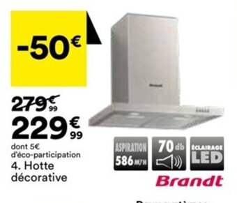 BUT Hotte décorative offre