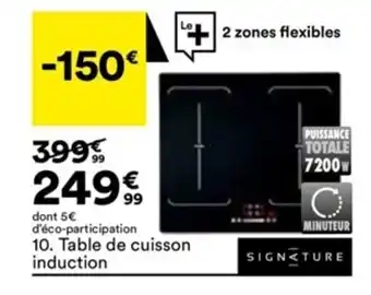 BUT Table de cuisson induction offre