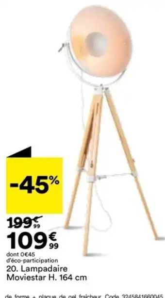 BUT Lampadaire Moviestar H. 164 cm offre