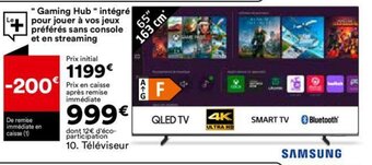 BUT SAMSUNG televiseur offre