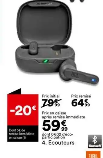 BUT 4. Ecouteurs offre