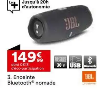 BUT 3. Enceinte Urban Glide Bluetooth® nomade offre