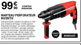 Chretien Matériaux MARTEAU PERFORATEUR INVENTIV offre