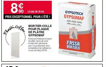 Chretien Matériaux MORTIER-COLLE POUR PLAQUE DE PLÂTRE GYPSOMAF offre