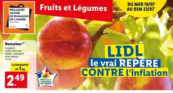 Lidl Nectarines (1) Catégorie 1 offre