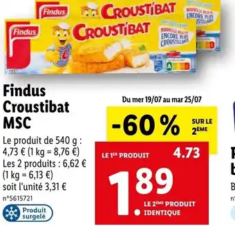 Findus Croustibat MSC