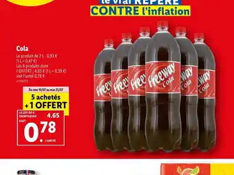 Lidl Cola offre