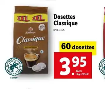 Lidl Dosettes Classique offre