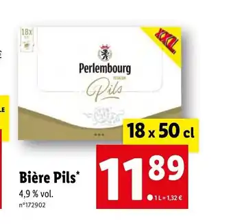Lidl Bière Pils* offre