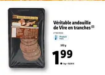 Lidl Véritable andouille de Vire en tranches (2) offre