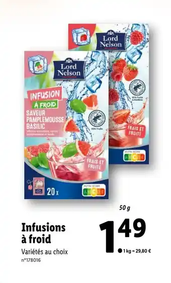 Lidl Infusions à froid offre