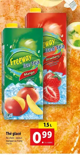Lidl Thé glacé offre