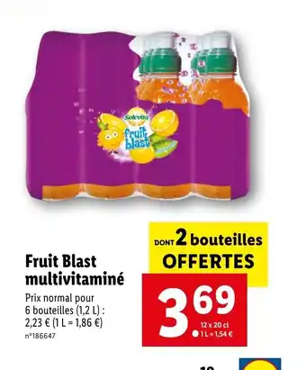 Lidl Fruit Blast multivitaminé offre