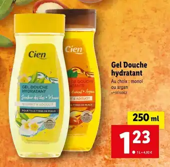 Lidl Gel Douche hydratant offre