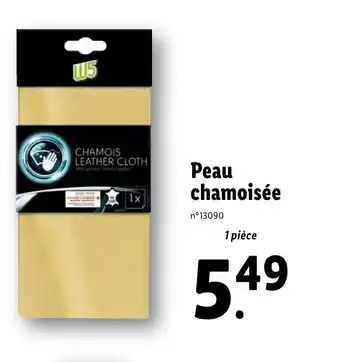 Lidl Peau chamoisée offre