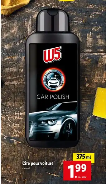 Lidl Cire pour voiture* offre
