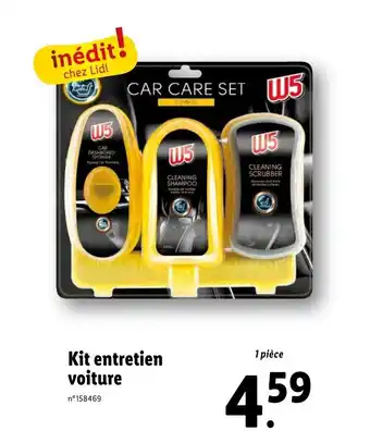 Lidl Kit entretien voiture offre