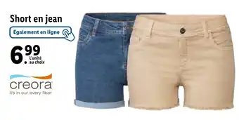 Lidl Short en jean offre