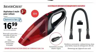 Lidl Aspirateur à main 3 pour voiture offre
