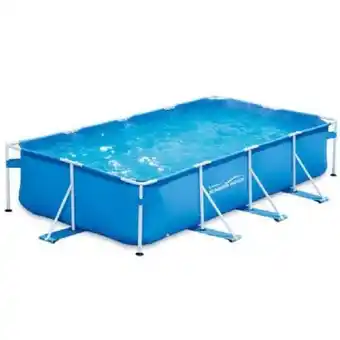 Provence Outillage Piscine tubulaire rectangulaire (4,57x2,13x0,84m) summer waves offre