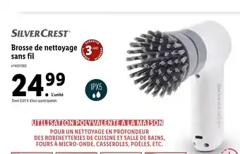 Lidl SILVERCREST Brosse de nettoyage 3 offre