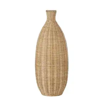 Maisons du Monde Vase en rotin tressé marron h51 offre