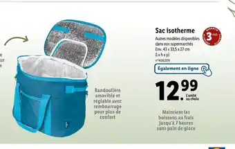 Lidl Sac isotherme offre