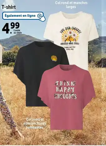 Lidl T-shirt offre