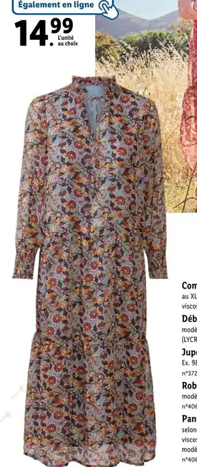 Lidl Robe longue offre
