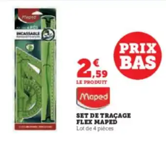 Super U SET DE TRAÇAGE FLEX MAPED offre