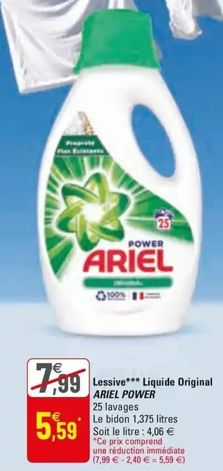 G20 Lessive***Liquide Original offre