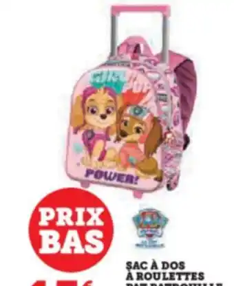 Super U SAC À DOS À ROULETTES offre