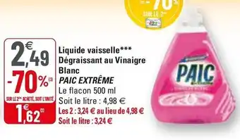 G20 Liquide Vaisselle***Dégraissant Au Vinaigre Blanc offre