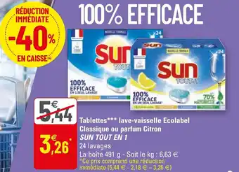 G20 Tablettes***Lave-Vaisselle Ecolabel offre