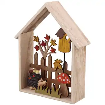 Maisonnette avec scène d'automne