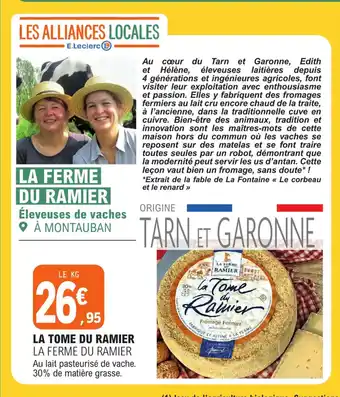 E.Leclerc LA TOME DU RAMIER offre