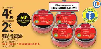 E.Leclerc THON À LA CATALANE "MOUETTES D'ARVOR" offre