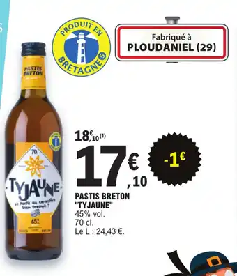 E.Leclerc PASTIS BRETON "TYJAUNE" offre